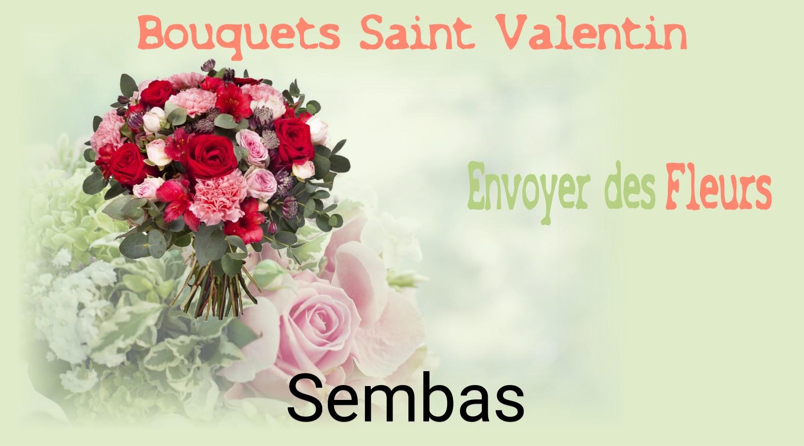 Roses de Saint-Valentin livrées à Sembas